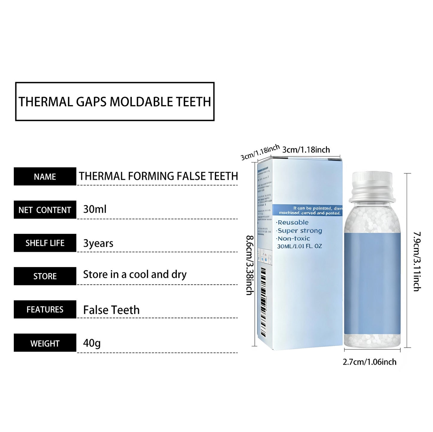 Thermal Forming False TeethRepair Set