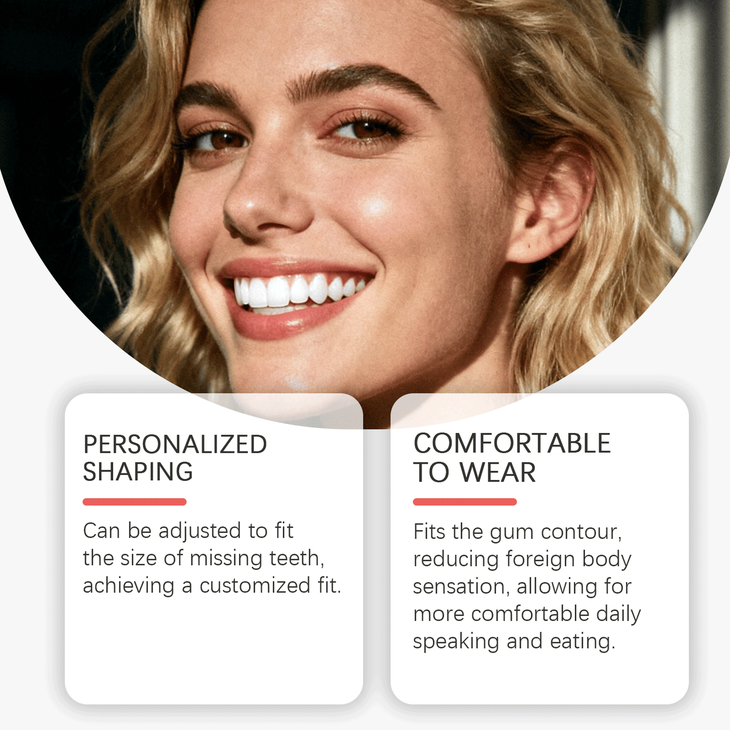 CYNOSUREAN Moldable Dental Gel Dentures Temporary Fillings Cavities and Teeth Fillings Temporary Tooth Filling Denture Kit Oral false tooth fake